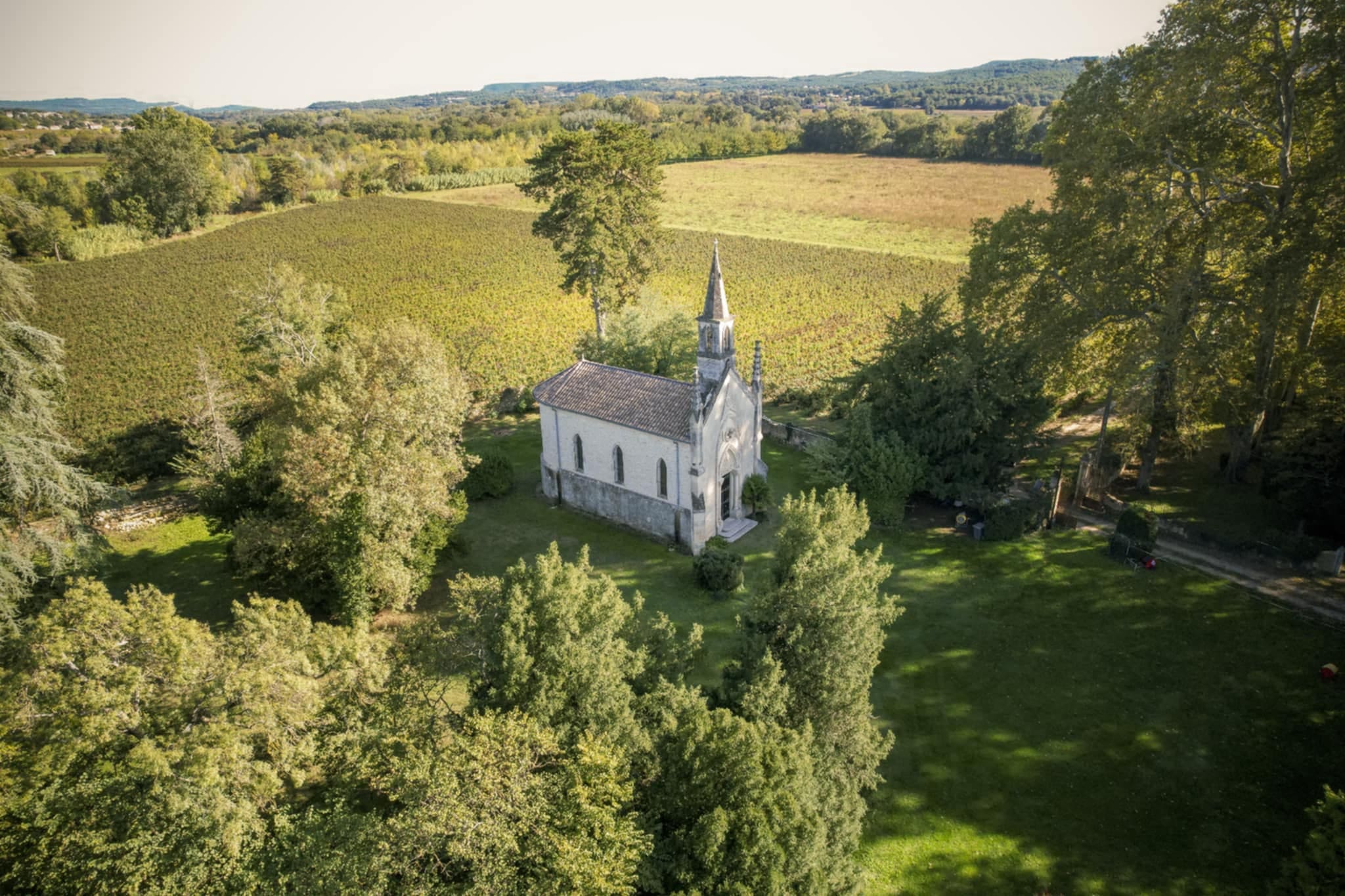 Vue aérienne de la Chapelle